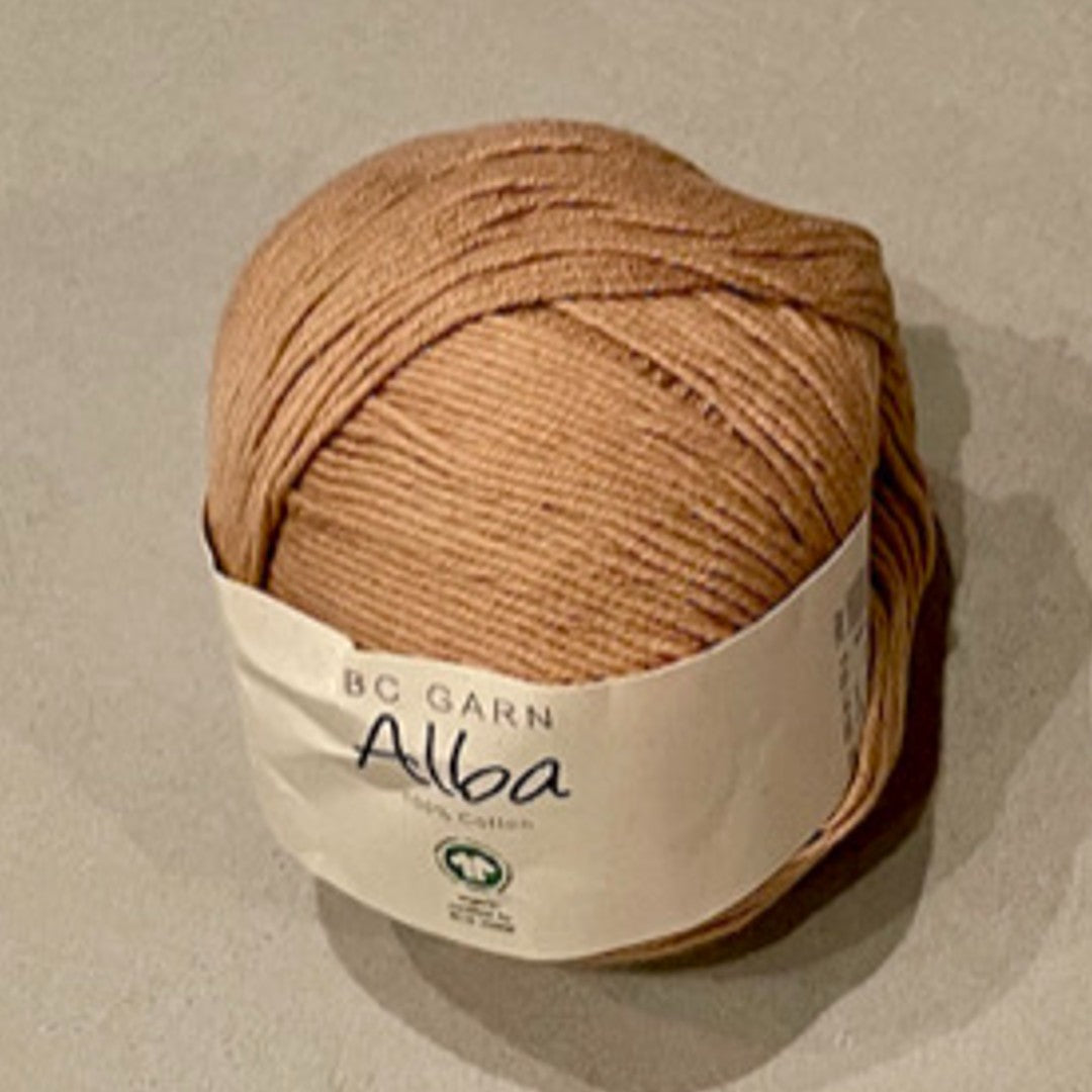 Nougat Alba GOTS certificeret bomulds garn