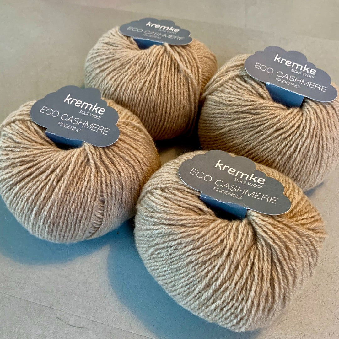 Lys kamel ECO cashmere garn