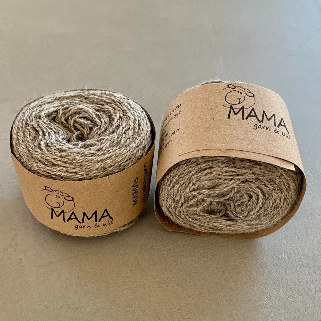 MAMAs alpakkagarn Lysegrå