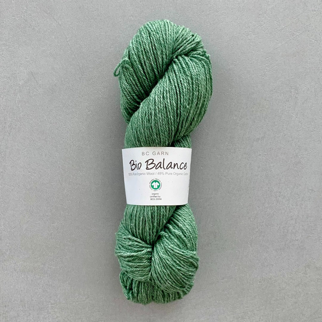 Græsgrøn Bio Balance økologisk uld og bomuld
